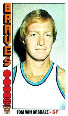 1976 Topps Tom Van Arsdale #99 Basketball Card