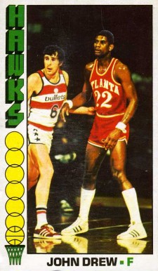 1976 Topps John Drew #59 Basketball Card