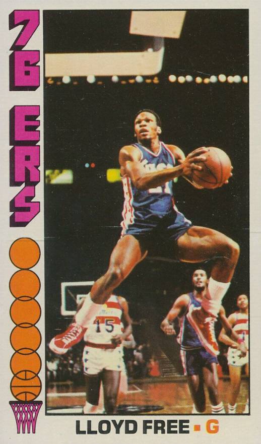 1976 Topps Lloyd Free #143 Basketball Card