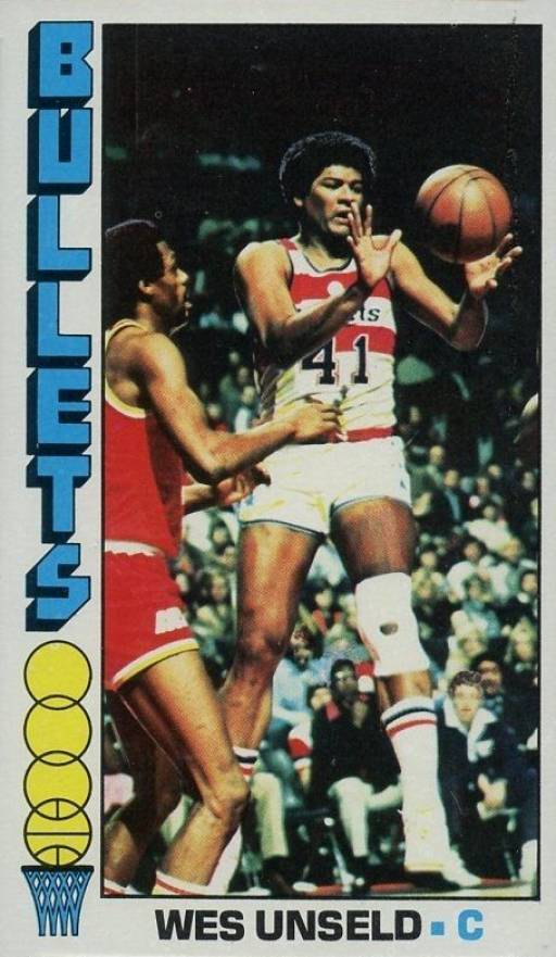 1976 Topps Wes Unseld #5 Basketball Card
