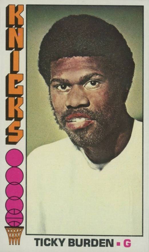 1976 Topps Ticky Burden #51 Basketball Card