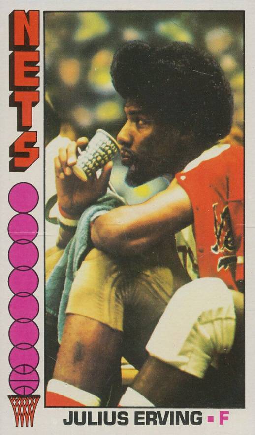 1976 Topps Julius Erving #1 Basketball Card