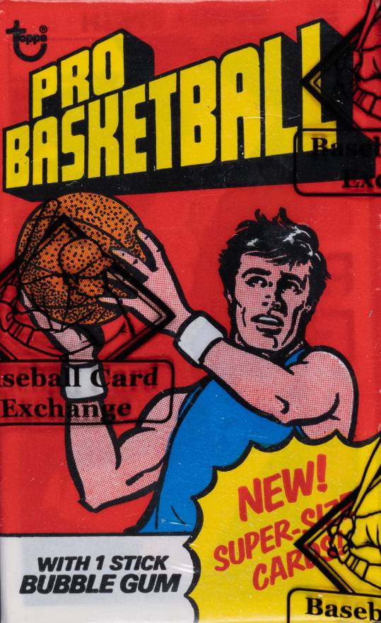 1976 Topps Wax Pack #WP Basketball Card