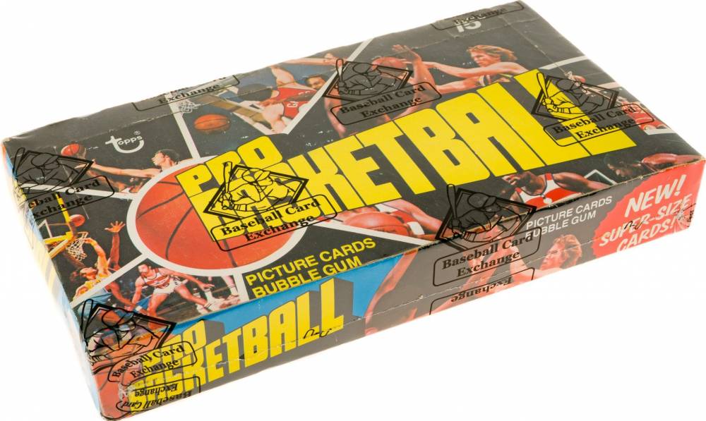 1976 Topps Wax Pack Box #WPB Basketball Card