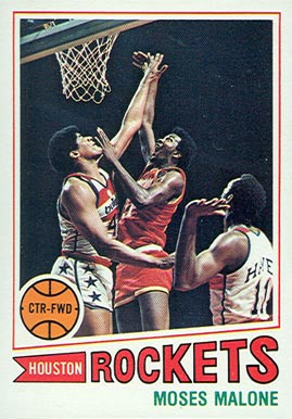 1977 Topps Moses Malone #124 Basketball Card