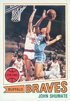 1977 Topps John Shumate #104 Basketball Card