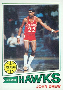 1977 Topps John Drew #98 Basketball Card