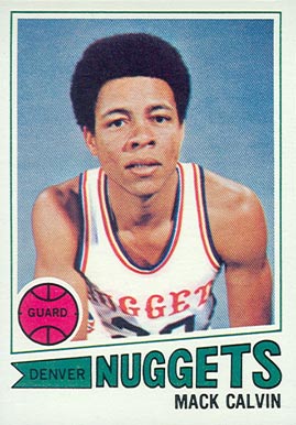 1977 Topps Mack Calvin #96 Basketball Card