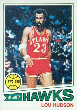 1977 Topps Lou Hudson #85 Basketball Card