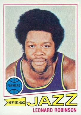 1977 Topps Leonard Robinson #74 Basketball Card