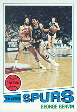 1977 Topps George Gervin #73 Basketball Card