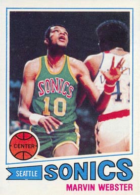 1977 Topps Marvin Webster #71 Basketball Card