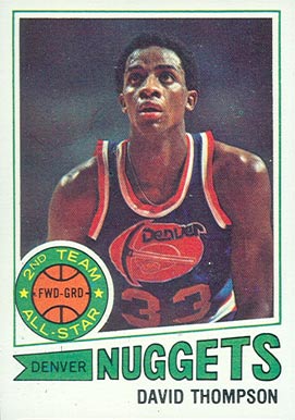 1977 Topps David Thompson #60 Basketball Card