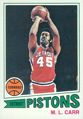 1977 Topps M.L. Carr #47 Basketball Card