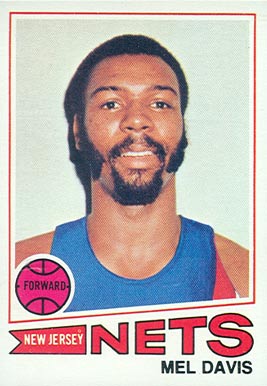 1977 Topps Mel Davis #38 Basketball Card