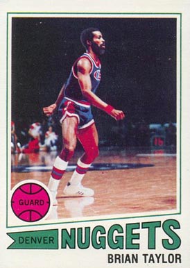 1977 Topps Brian Taylor #14 Basketball Card