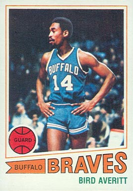 1977 Topps Bird Averitt #8 Basketball Card