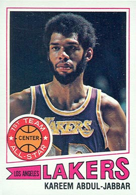 1977 Topps Kareem Abdul-Jabbar #1 Basketball Card