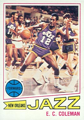 1977 Topps E.C. Coleman #123 Basketball Card