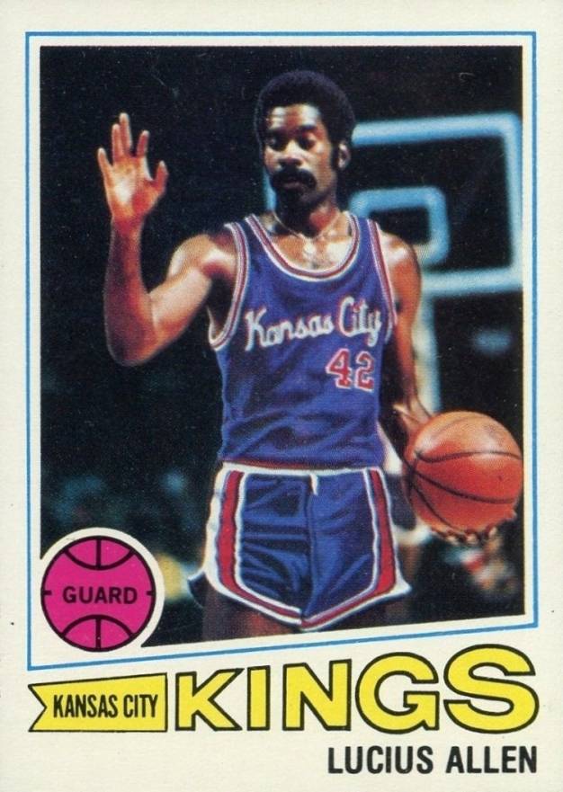 1977 Topps Lucius Allen #87 Basketball Card