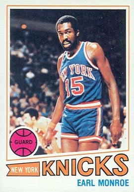  1970 Topps Regular (Basketball) card#20 earl monroe of