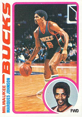 1978 Topps Marques Johnson #126 Basketball Card