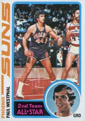 1978 Topps Paul Westphal #120 Basketball Card
