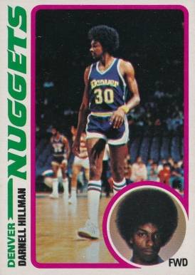 1978 Topps Darnell Hillman #119 Basketball Card