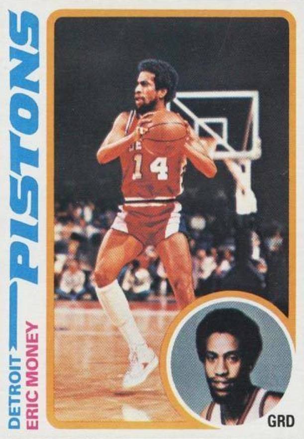 1978 Topps Eric Money #104 Basketball Card