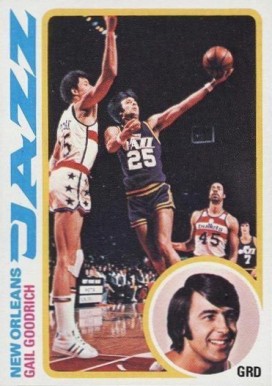 1978 Topps Gail Goodrich #95 Basketball Card
