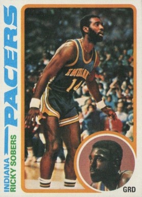 1978 Topps Ricky Sobers #93 Basketball Card