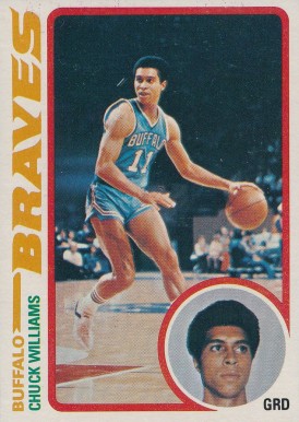 1978 Topps Chuck Williams #89 Basketball Card