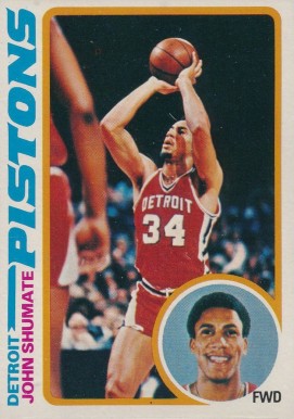 1978 Topps John Shumate #46 Basketball Card