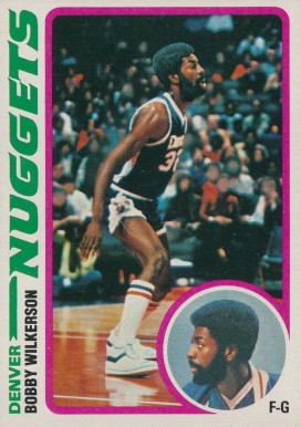 1978 Topps Bobby Wilkerson #41 Basketball Card