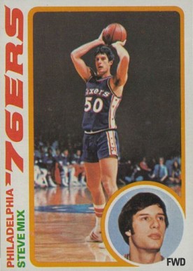 1978 Topps Steve Mix #18 Basketball Card