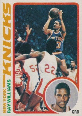 1978 Topps Ray Williams #129 Basketball Card
