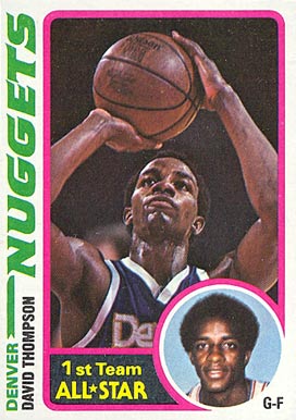 1978 Topps David Thompson #100 Basketball Card