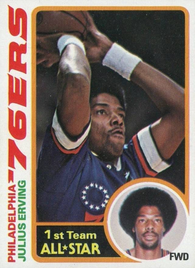 1978 Topps Julius Erving #130 Basketball Card