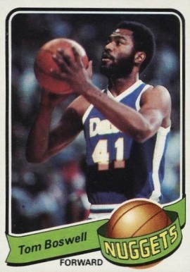1979 Topps Tom Boswell #82 Basketball Card