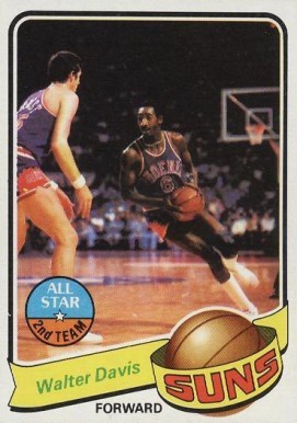 1979 Topps Walter Davis #80 Basketball Card
