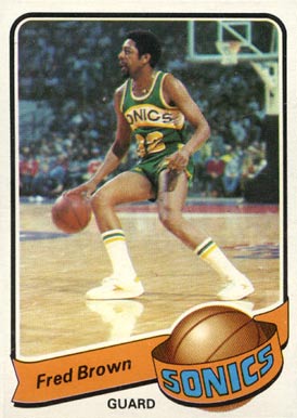 1979 Topps Fred Brown #46 Basketball Card