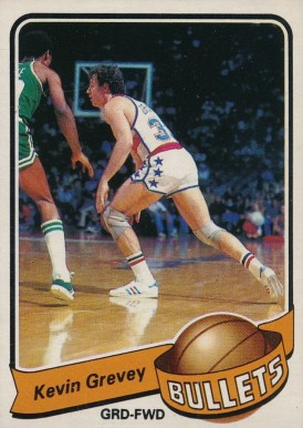 1979 Topps Kevin Grevey #34 Basketball Card