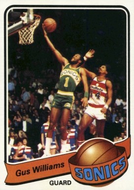 1979 Topps Gus Williams #27 Basketball Card