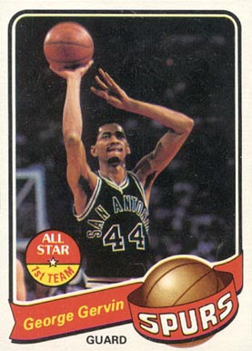 1979 Topps George Gervin #1 Basketball Card