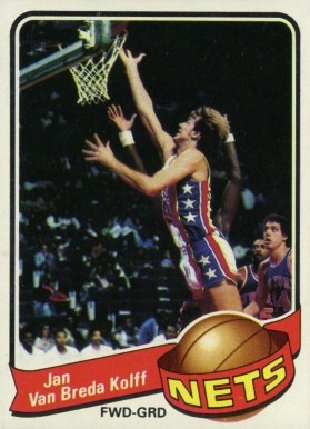 1979 Topps Jan Van Breda Kolff #123 Basketball Card