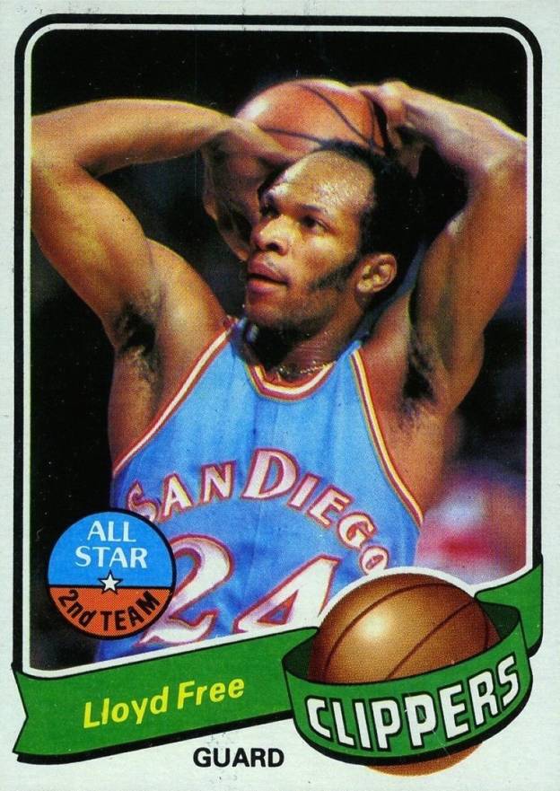 1979 Topps Lloyd Free #40 Basketball Card