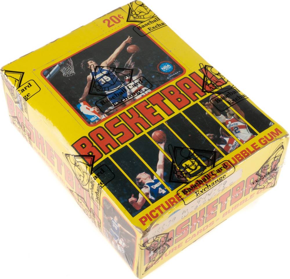 1979 Topps Wax Pack Box #WPB Basketball Card