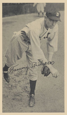 1934 Gold Medal Foods Tommy Bridges # Baseball Card