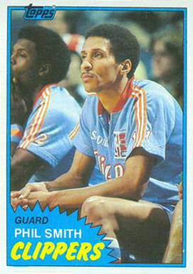 1981 Topps Phil Smith #93 Basketball Card