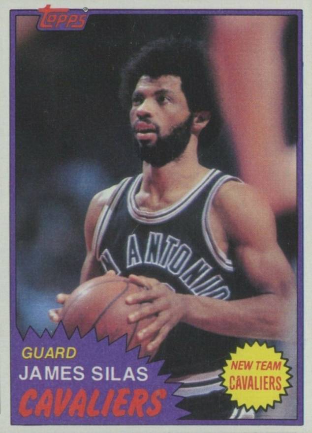 1981 Topps James Silas #105 Basketball Card